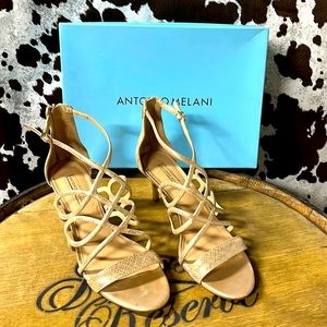 Antonio Melani Gold Sandals/Heels